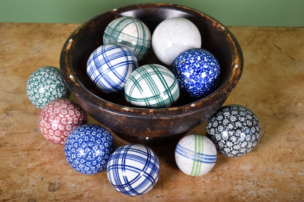 Collection Of Eleven Scottish Carpet Bowls  View II
