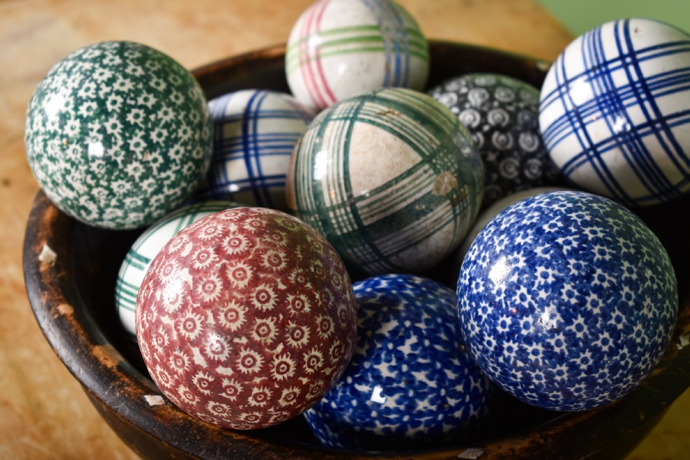 Collection Of Eleven Scottish Carpet Bowls  View IV