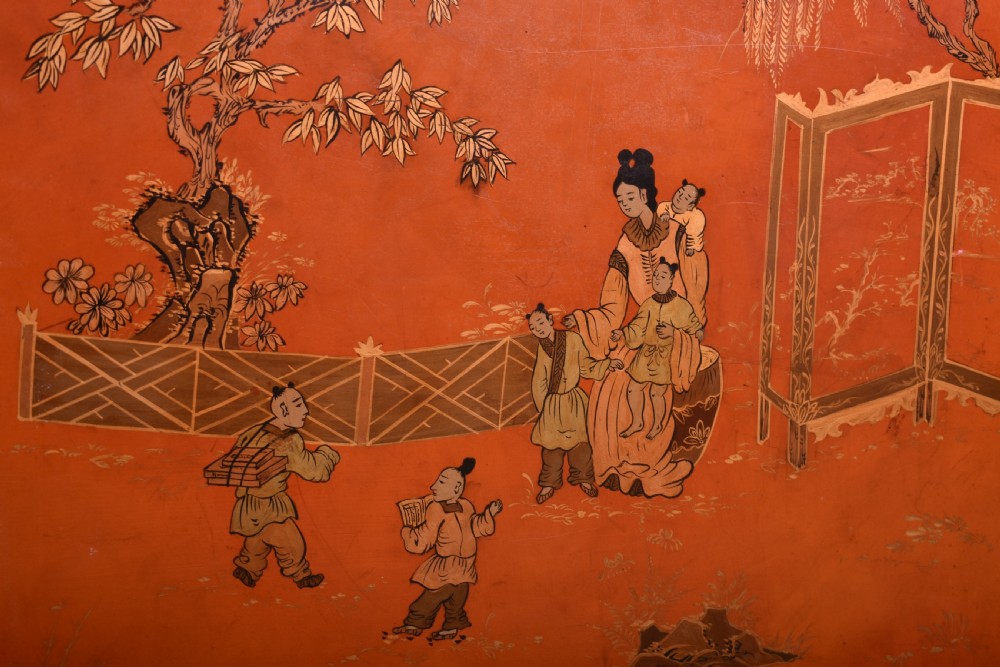 Red Lacquer & Parcel Gilt Occasional Table  View IV