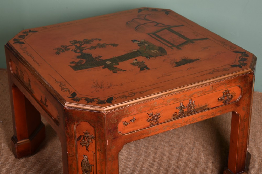 Red Lacquer & Parcel Gilt Occasional Table  View VI