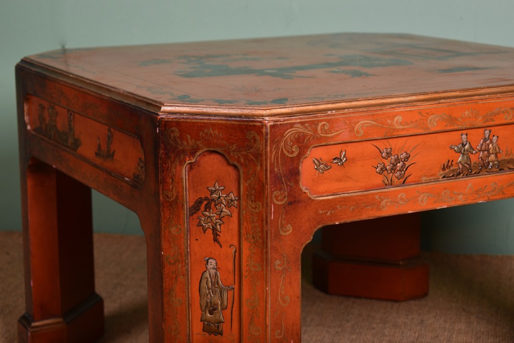 Red Lacquer & Parcel Gilt Occasional Table  View VII