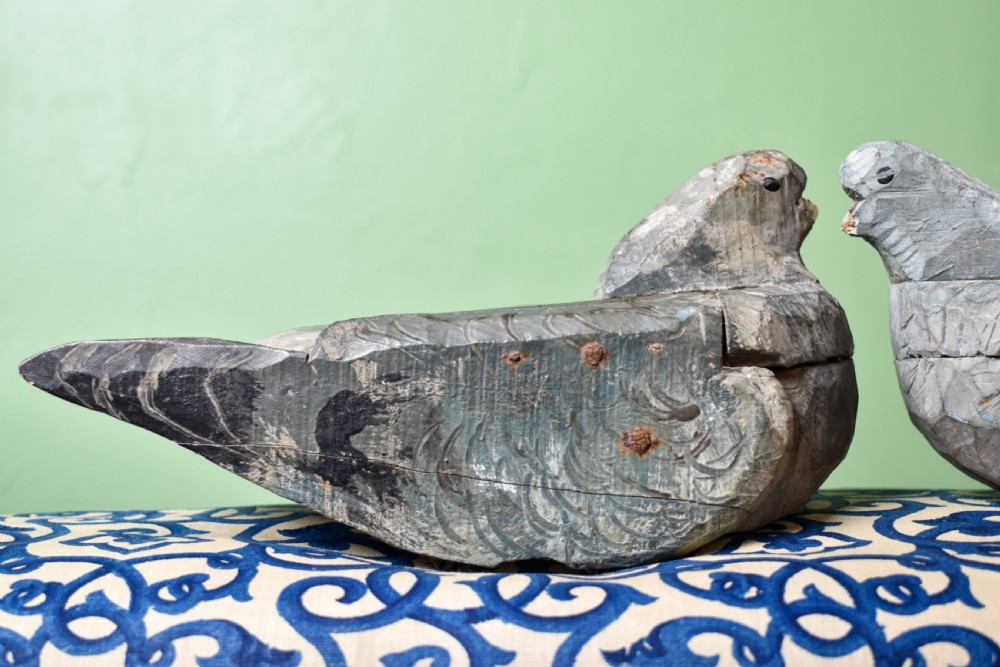 Pair Of Pigeon Decoys  View II