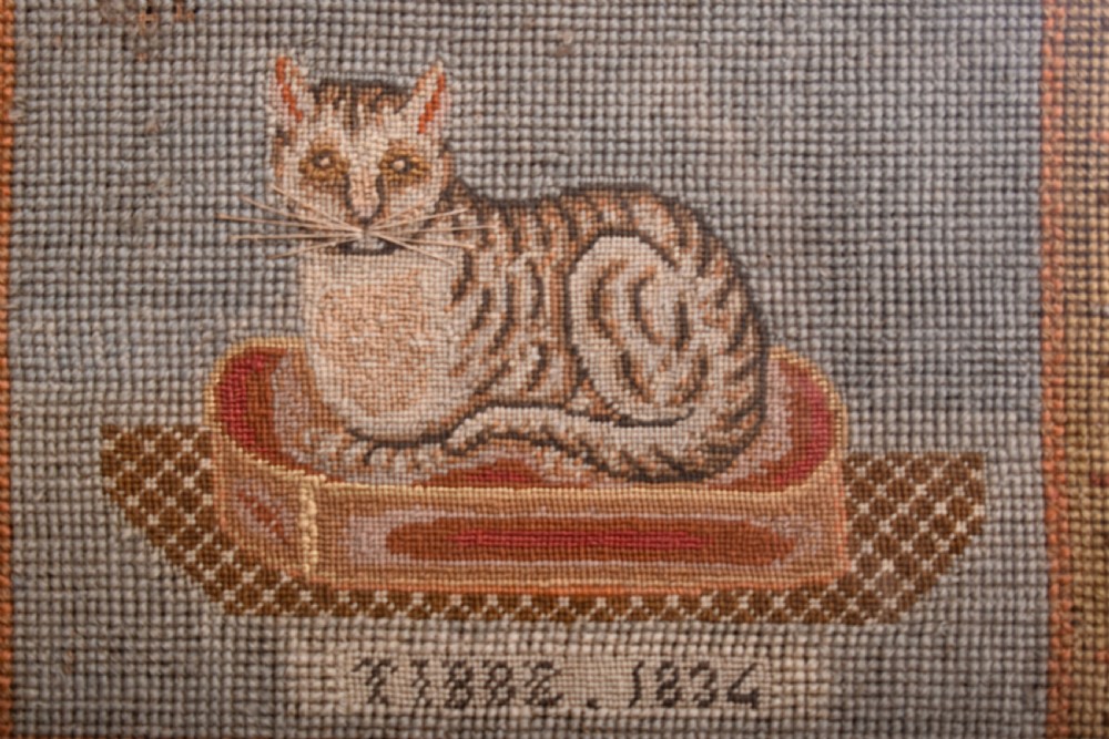 Tibbe The Cat Woolwork Sampler  View III