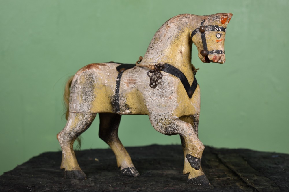 Folk Art Horse Toy 