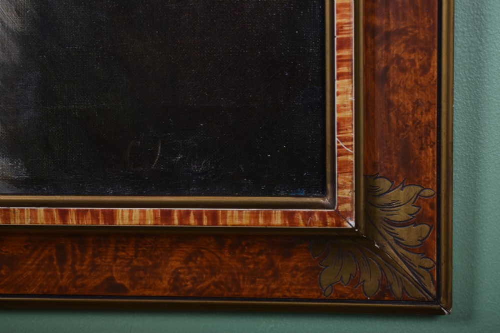 St Bernard Oil On Canvas  View III