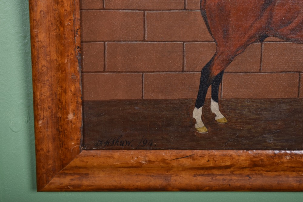 Naive Horse Oil On Canvas   View III