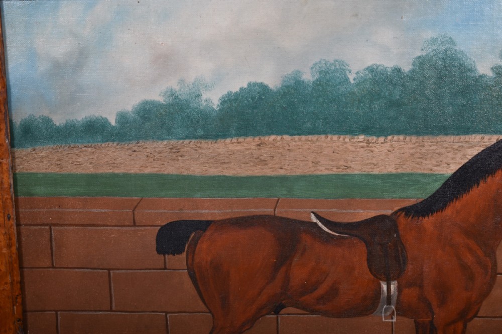 Naive Horse Oil On Canvas   View IV