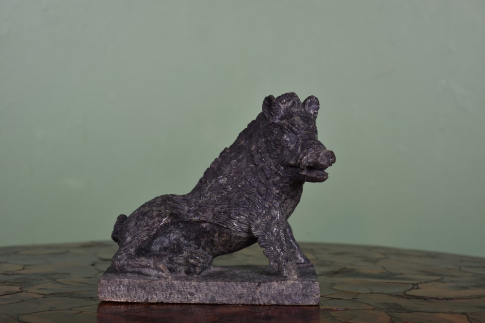Serpentine Stone Uffizi Boar 