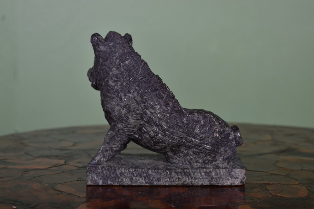 Serpentine Stone Uffizi Boar  View II