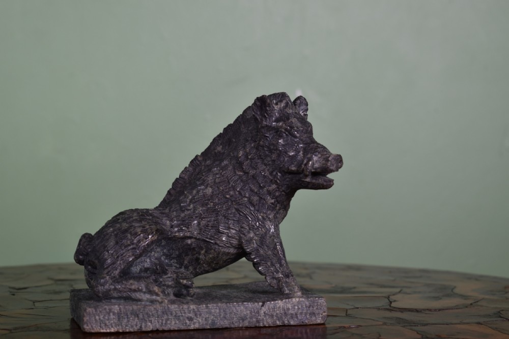 Serpentine Stone Uffizi Boar  View VI