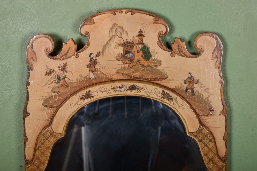 Cream Chinoiserie Mirror  View II