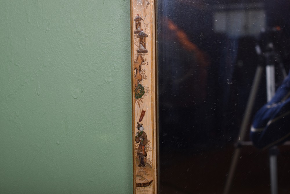 Cream Chinoiserie Mirror  View III