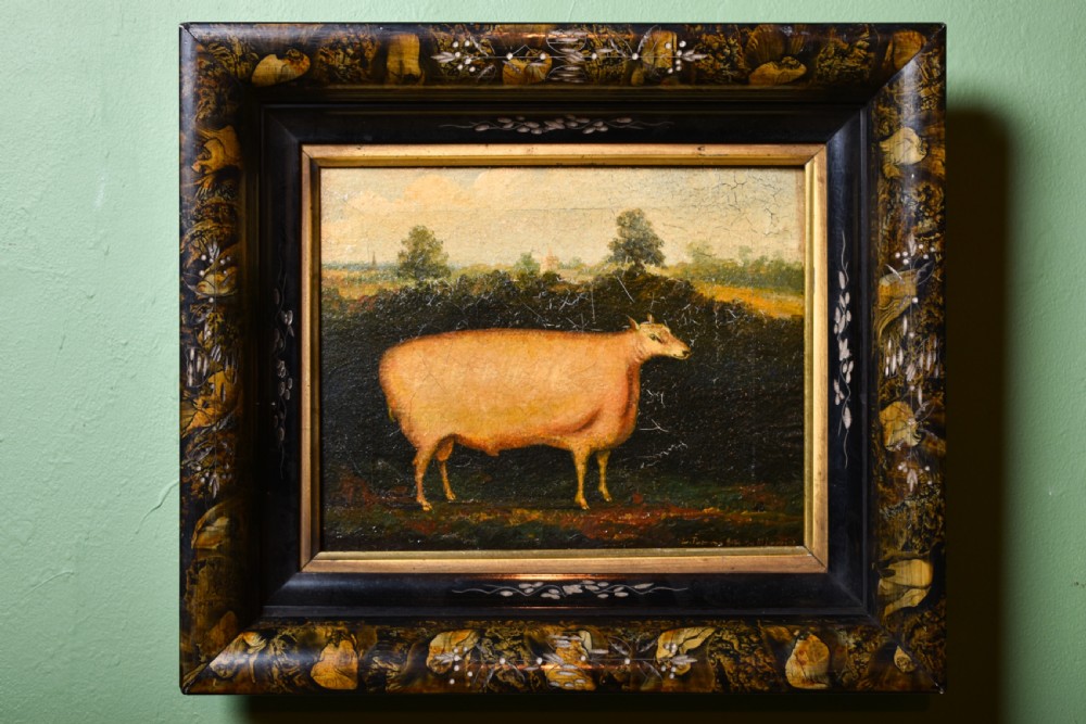 Naive Painting Of A Sheep 