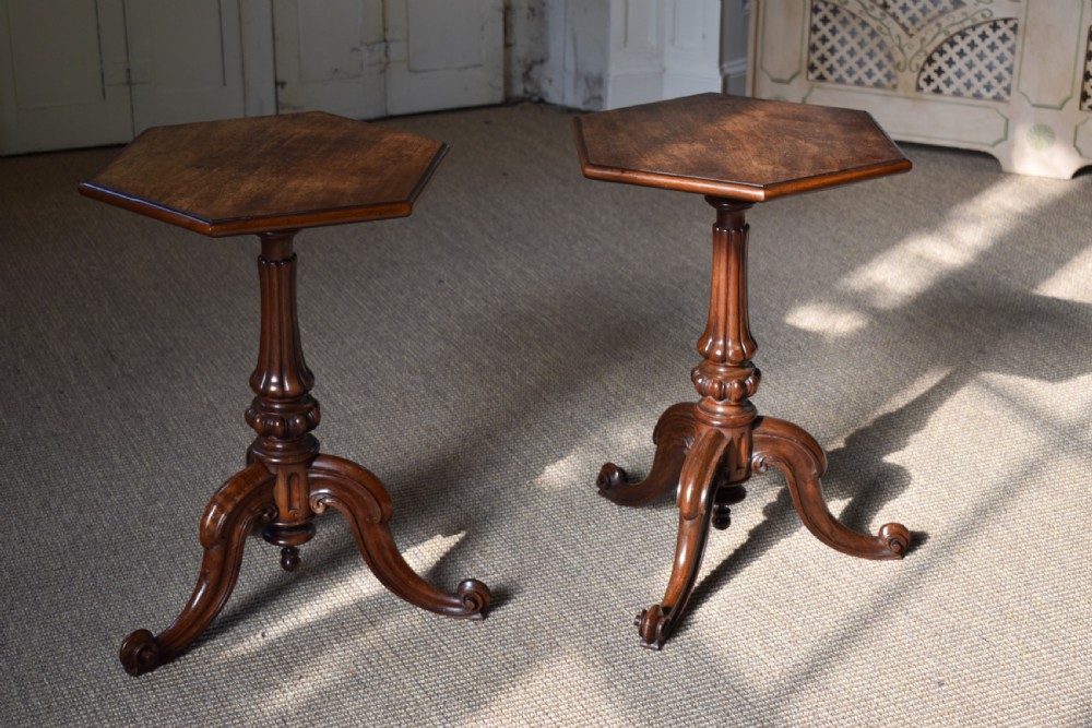 Pair Of William IV Rosewood Tables 