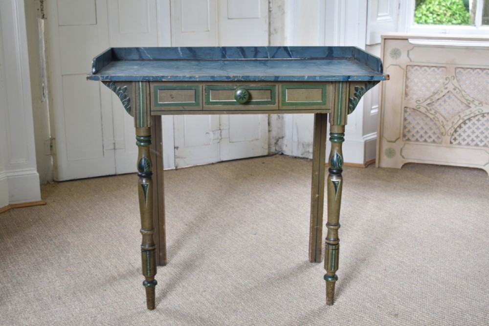 Regency Painted Side Table  View IV