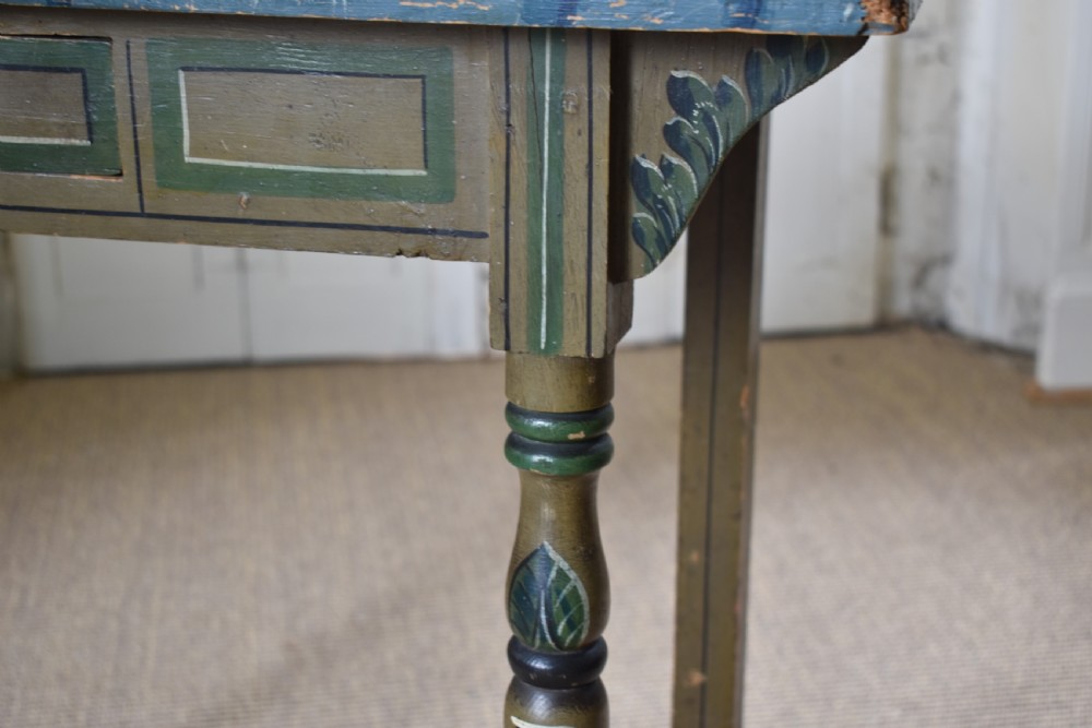 Regency Painted Side Table  View V