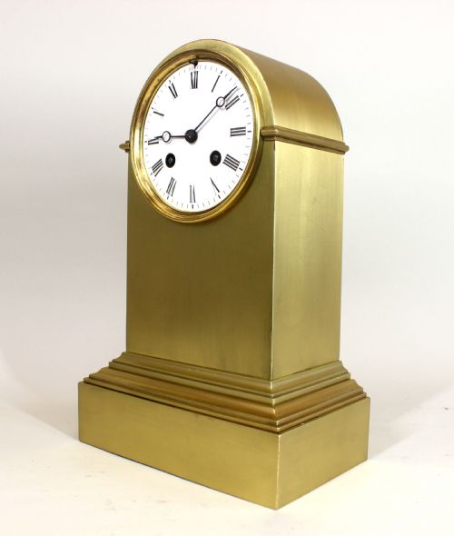 DOME TOPPED MANTEL CLOCK BY JEAN BAPTISTE DELETTREZ - ADDITIONAL PHOTO 2