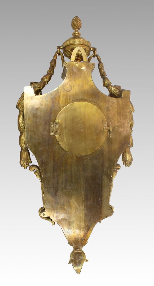 LOUIS XV STYLE CARTEL CLOCK - ADDITIONAL PHOTO 1