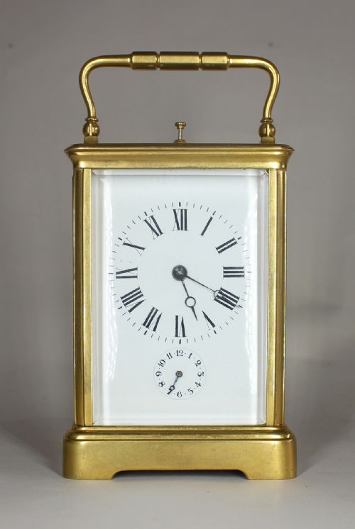 grande sonnerie carriage clock - CATEGORY: ANTIQUE CLOCKS - DATED 1870