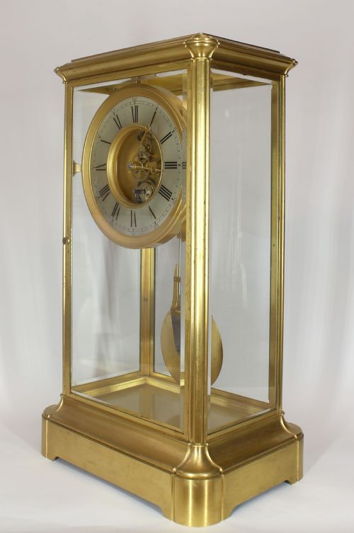 GOLIATH FIVE GLASS TABLE REGULATOR BY FERNAND FRANOIS - ADDITIONAL PHOTO 2