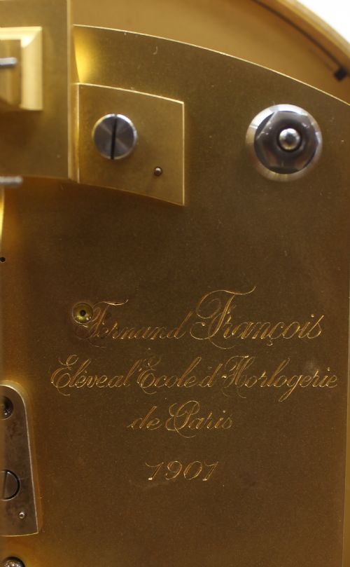 GOLIATH FIVE GLASS TABLE REGULATOR BY FERNAND FRANOIS - ADDITIONAL PHOTO 9