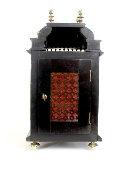 MINIATURE FRENCH INLAID BRACKET CLOCK - ADDITIONAL PHOTO 4