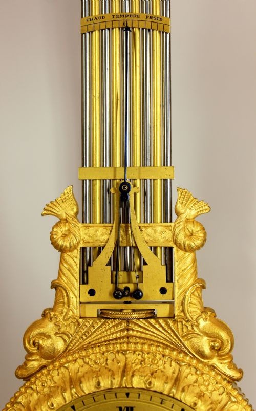 AN EXTREMELY FINE ORMOLU PORTICO MYSTERY CLOCK - ADDITIONAL PHOTO 7