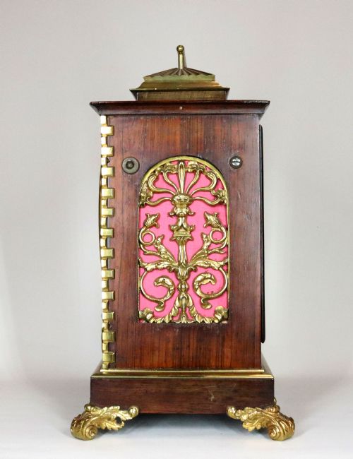 A DIMINUTIVE BRACKET CLOCK BY ADAMS OF LOMBARD STREET - ADDITIONAL PHOTO 3