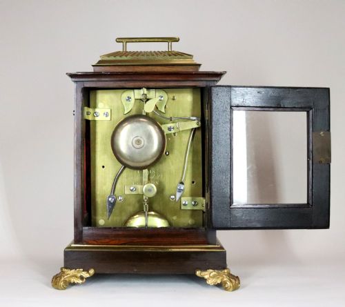A DIMINUTIVE BRACKET CLOCK BY ADAMS OF LOMBARD STREET - ADDITIONAL PHOTO 5