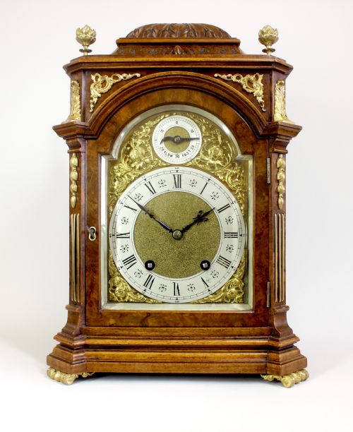 lenzkirch bracket clock - CATEGORY: ANTIQUE CLOCKS - DATED 19TH CENTURY