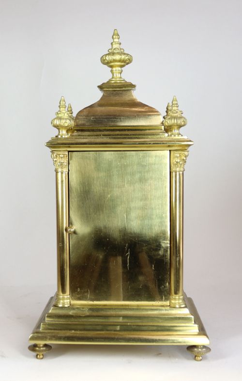 CHAMPLEV ENAMEL MANTEL CLOCK - ADDITIONAL PHOTO 3