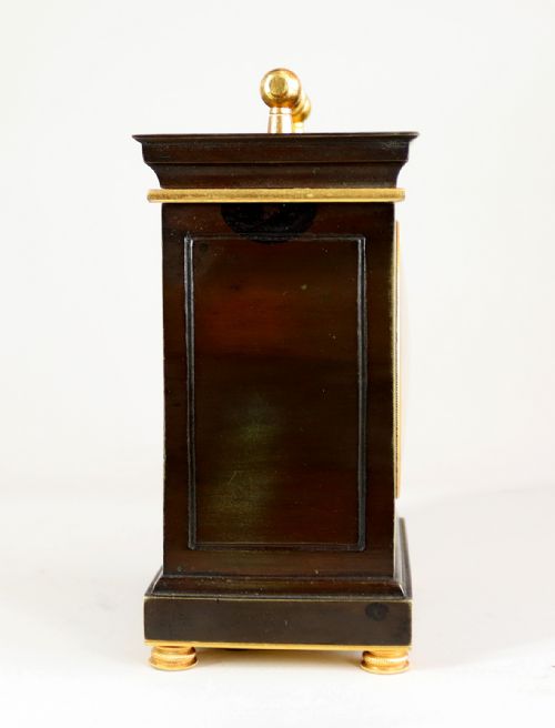 A SMALL EARLY ENGLISH CARRIAGE CLOCK - ADDITIONAL PHOTO 5