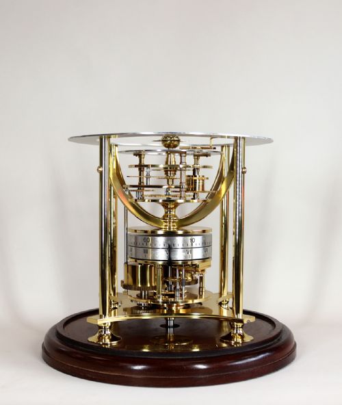 midcentury calendar clock by devon clocks - CATEGORY: ANTIQUE CLOCKS - DATED 1960