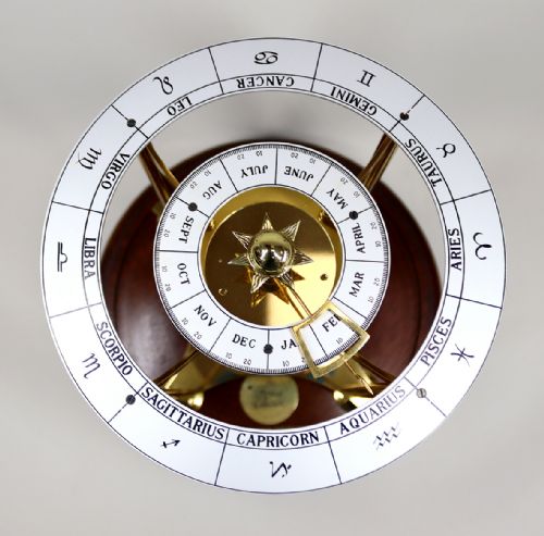MIDCENTURY CALENDAR CLOCK BY DEVON CLOCKS - ADDITIONAL PHOTO 6