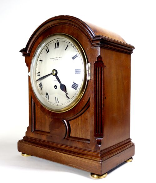 BARRAUD AND LUNDS FUSEE LIBRARY CLOCK - ADDITIONAL PHOTO 1