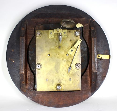 A 19TH CENTURY TWIN FUSEE STRIKING DROP DIAL CLOCK - ADDITIONAL PHOTO 6