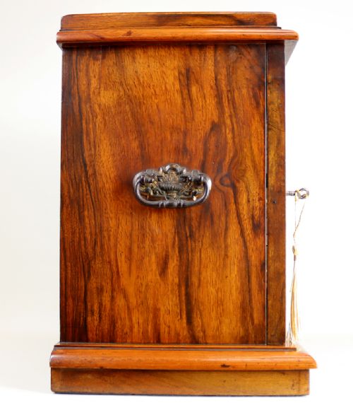 A VERY FINE ROSEWOOD HUMIDOR - ADDITIONAL PHOTO 5