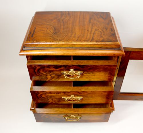 A VERY FINE ROSEWOOD HUMIDOR - ADDITIONAL PHOTO 7