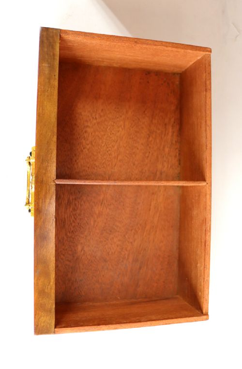 A VERY FINE ROSEWOOD HUMIDOR - ADDITIONAL PHOTO 11