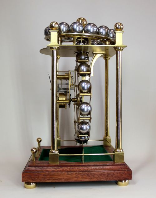 A HARDING AND BAZELEY LIMITED EDITION SPHERICAL WEIGHT CLOCK - ADDITIONAL PHOTO 2