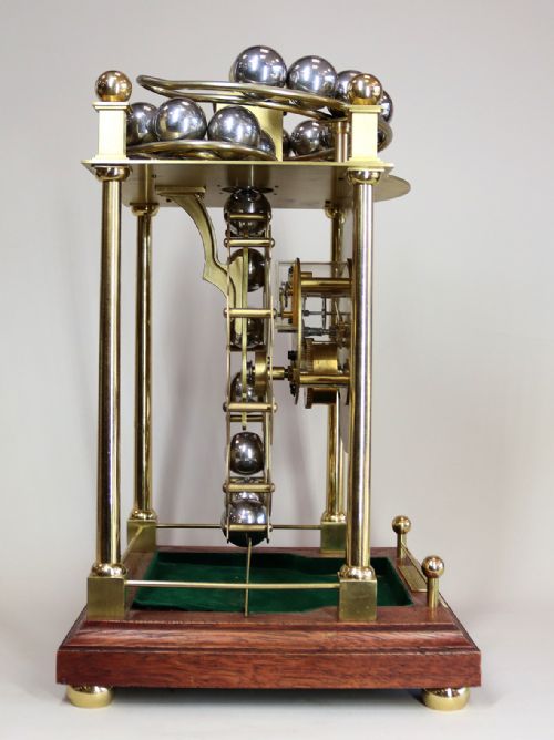 A HARDING AND BAZELEY LIMITED EDITION SPHERICAL WEIGHT CLOCK - ADDITIONAL PHOTO 4