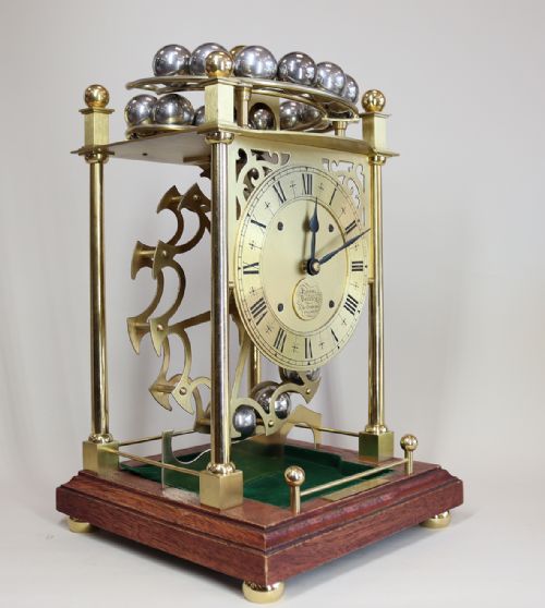 A HARDING AND BAZELEY LIMITED EDITION SPHERICAL WEIGHT CLOCK - ADDITIONAL PHOTO 5