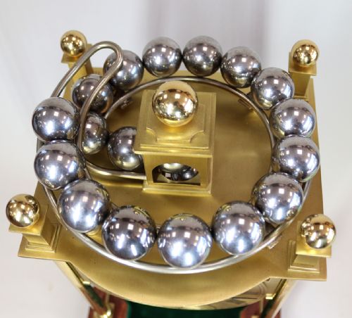 A HARDING AND BAZELEY LIMITED EDITION SPHERICAL WEIGHT CLOCK - ADDITIONAL PHOTO 9
