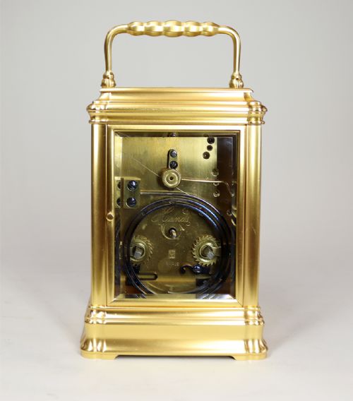HENRI JACOT CARRIAGE CLOCK WITH STRIKE REPEAT FUNCTION - ADDITIONAL PHOTO 4