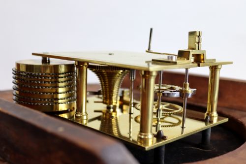 AN IMPRESSIVE FUSEE DIAL CLOCK BY SHORE - ADDITIONAL PHOTO 7