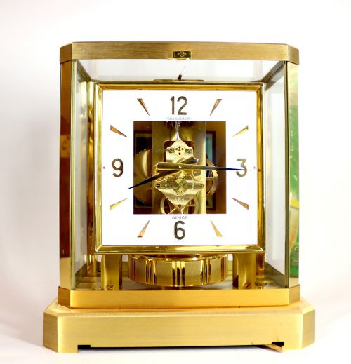 jaeger le coultre atmos clock - CATEGORY: ANTIQUE CLOCKS - DATED 1960