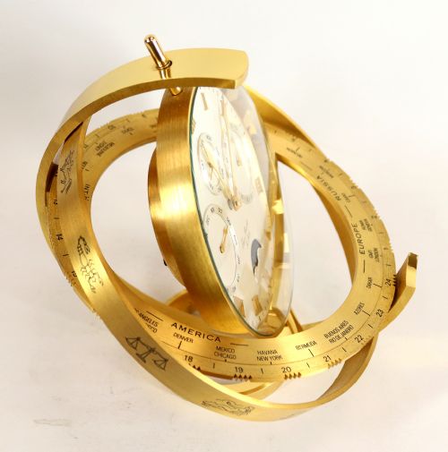 JEAN ROULET 'PRESIDENTS CLOCK' IN THE SHAPE OF AN ARMILLARY SPHERE - ADDITIONAL PHOTO 1