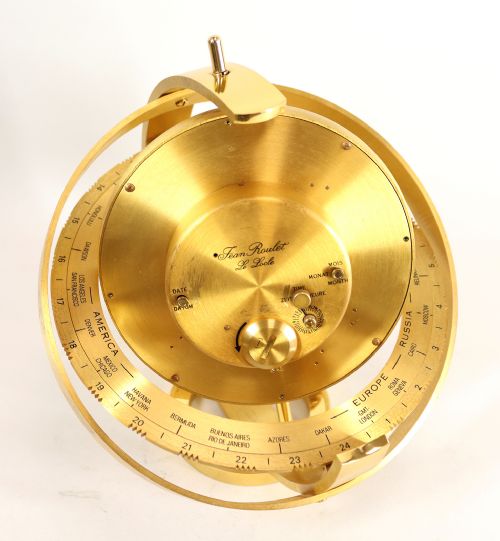 JEAN ROULET 'PRESIDENTS CLOCK' IN THE SHAPE OF AN ARMILLARY SPHERE - ADDITIONAL PHOTO 3