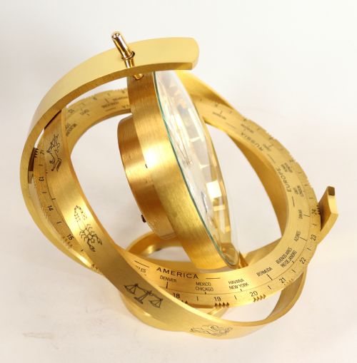 JEAN ROULET 'PRESIDENTS CLOCK' IN THE SHAPE OF AN ARMILLARY SPHERE - ADDITIONAL PHOTO 6