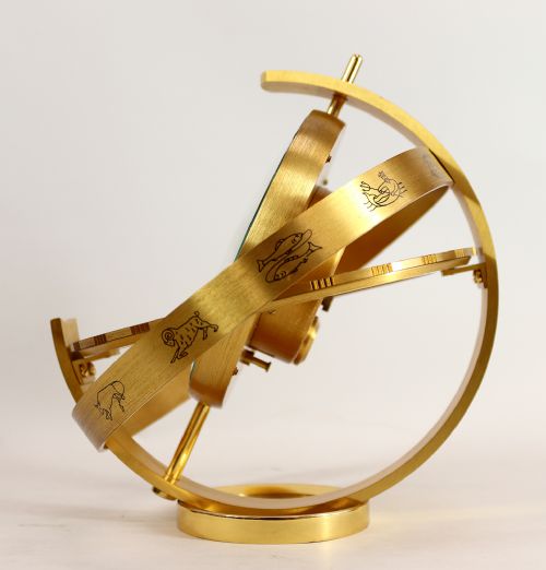 JEAN ROULET 'PRESIDENTS CLOCK' IN THE SHAPE OF AN ARMILLARY SPHERE - ADDITIONAL PHOTO 11